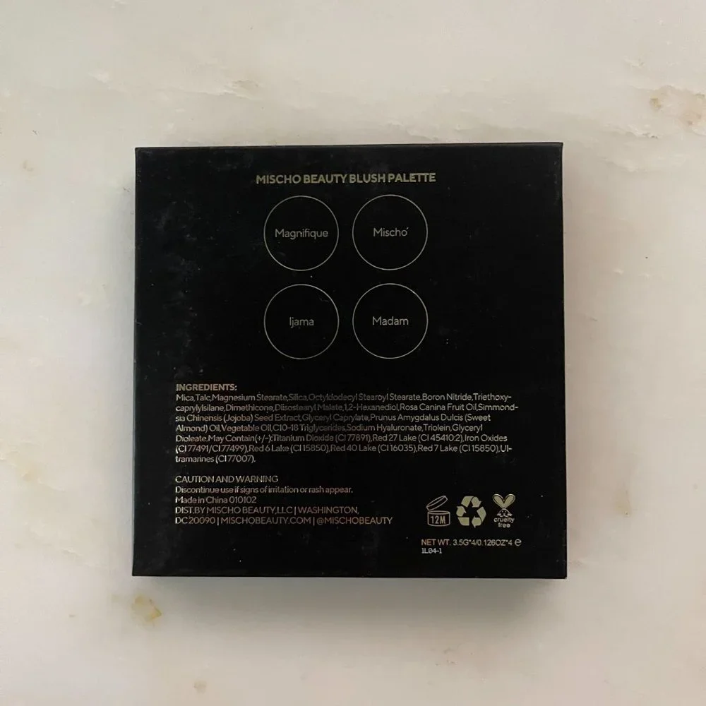 Mischo Beauty Blush Palette
